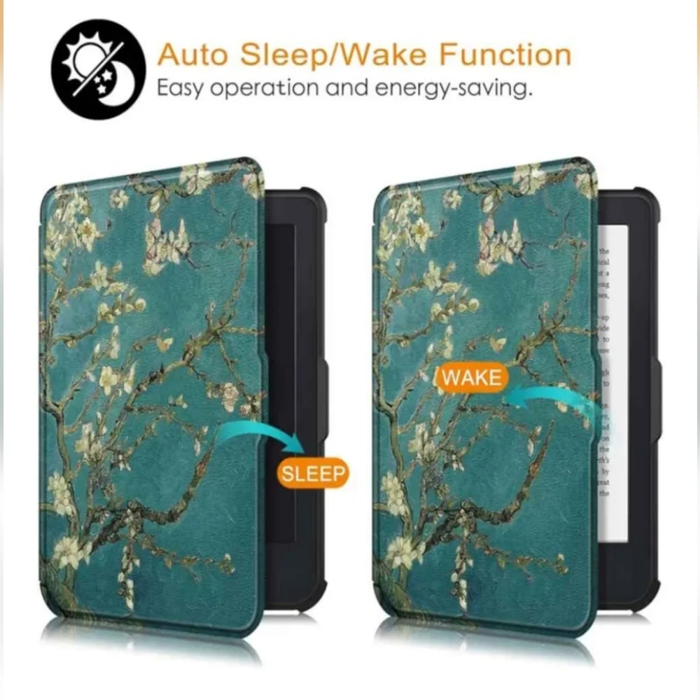 Sleep Cover | Kobo Clara Black & White | Van Gogh's Almond Blossoms Design